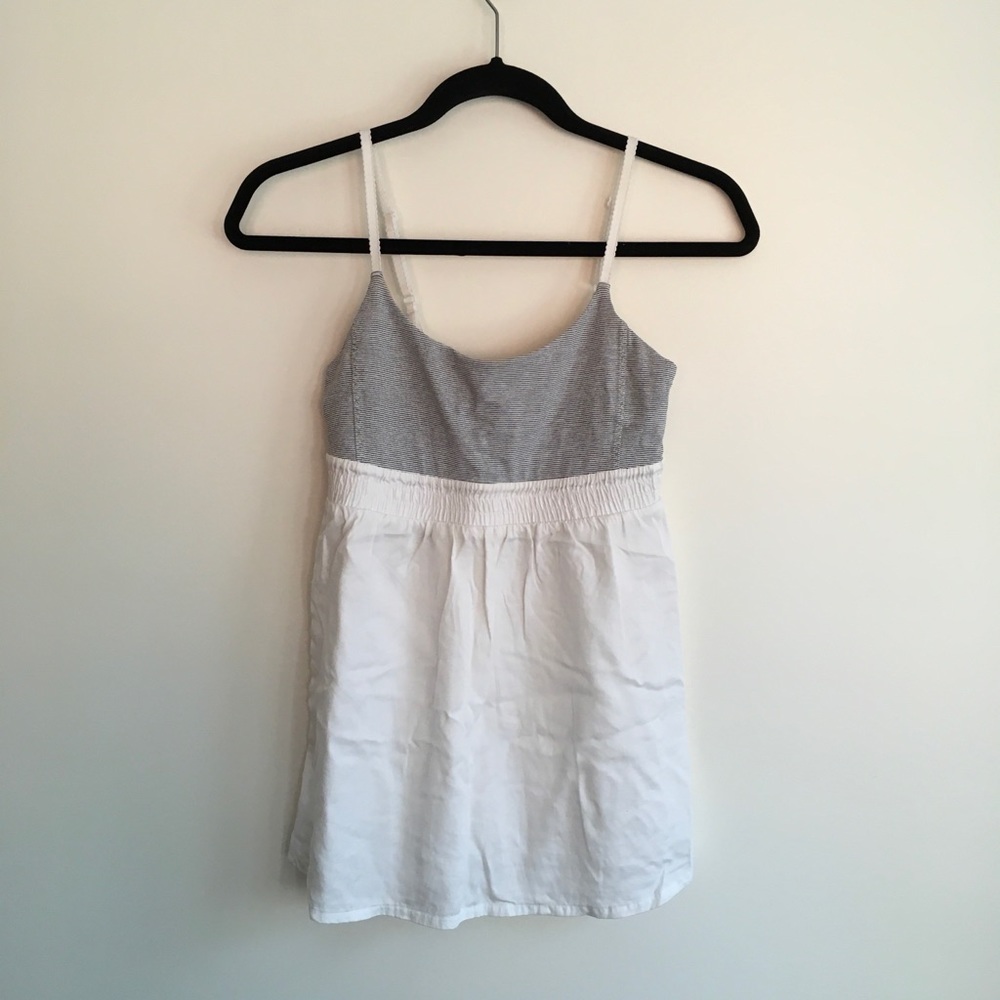 Lululemon White & Navy Top